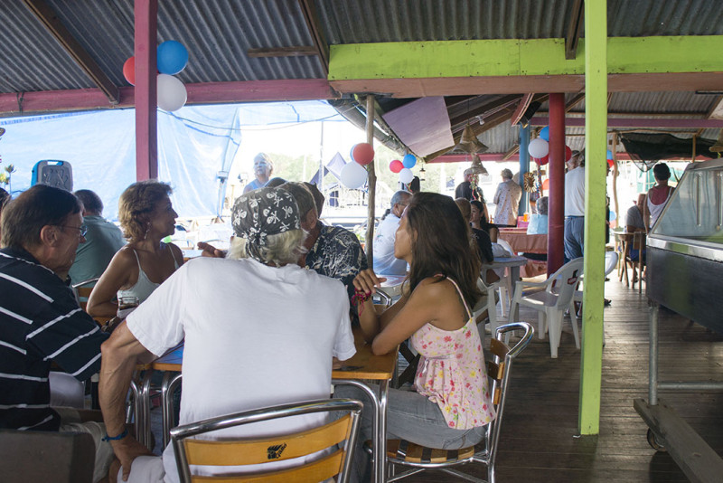 crowds at Mario's Marina