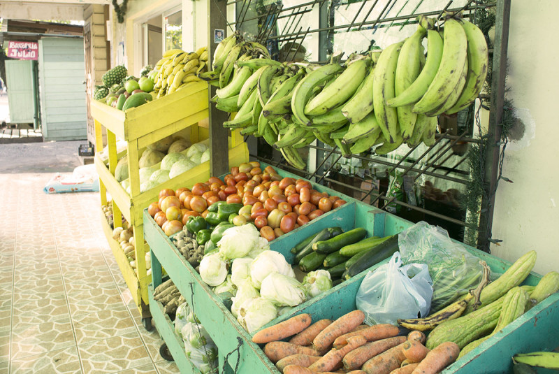 Fruit stand, Utila