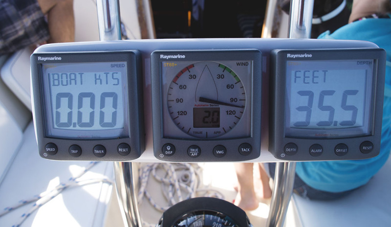 windless day on Lake Michigan