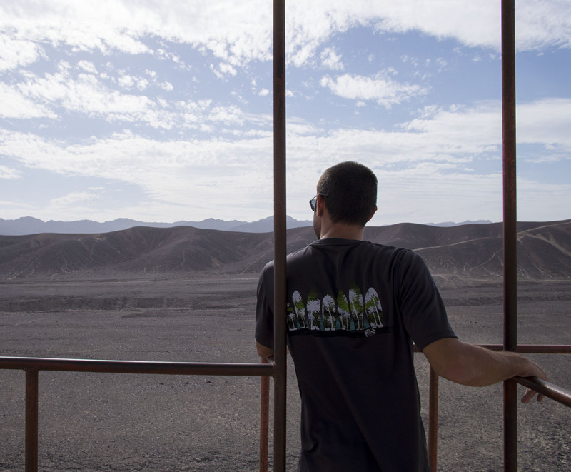 Matt on viewing platform