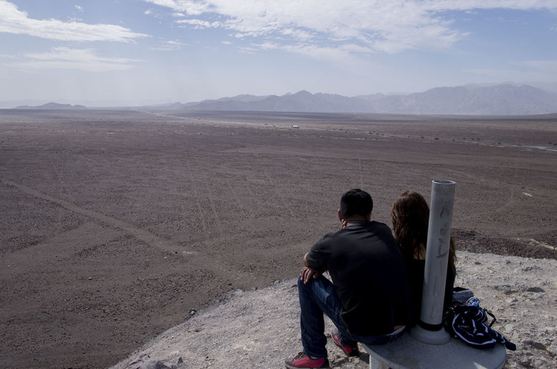 viewing Nazca desert