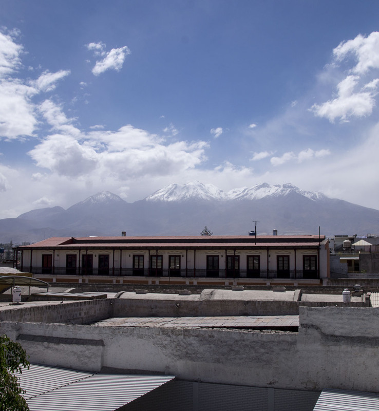 Mt. Misti in blue skies