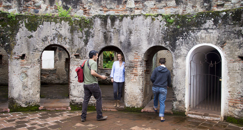 living quarters at Capuchin Convent