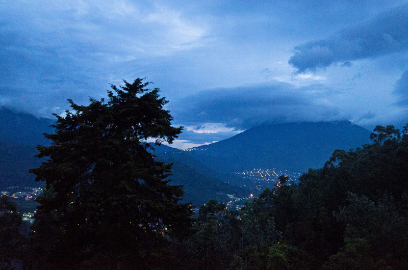 view from Jean-Louis' patio