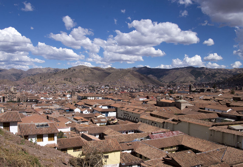 overlooking Cusco