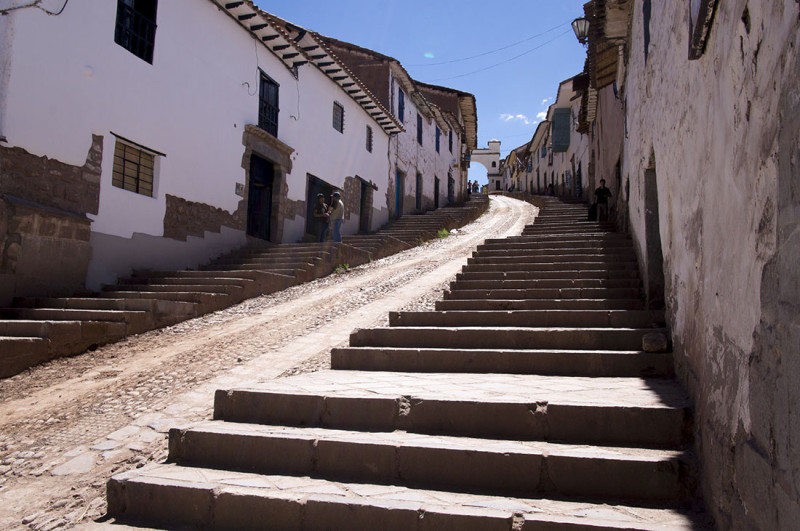 staircase in Cusco