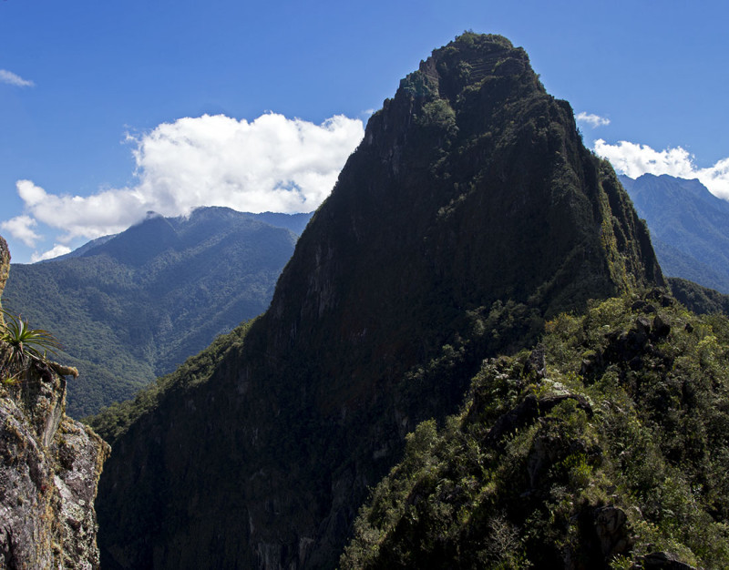 view of Huayna Picchu from Wayna Picchu