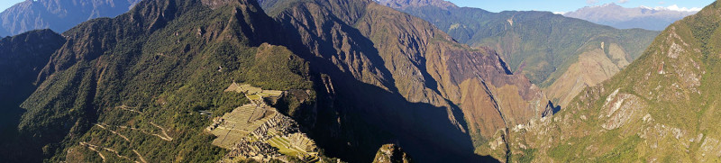 Panoramic from Huayna Picchu