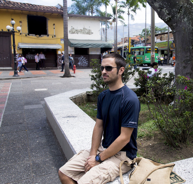 Matt in Parque Envigado