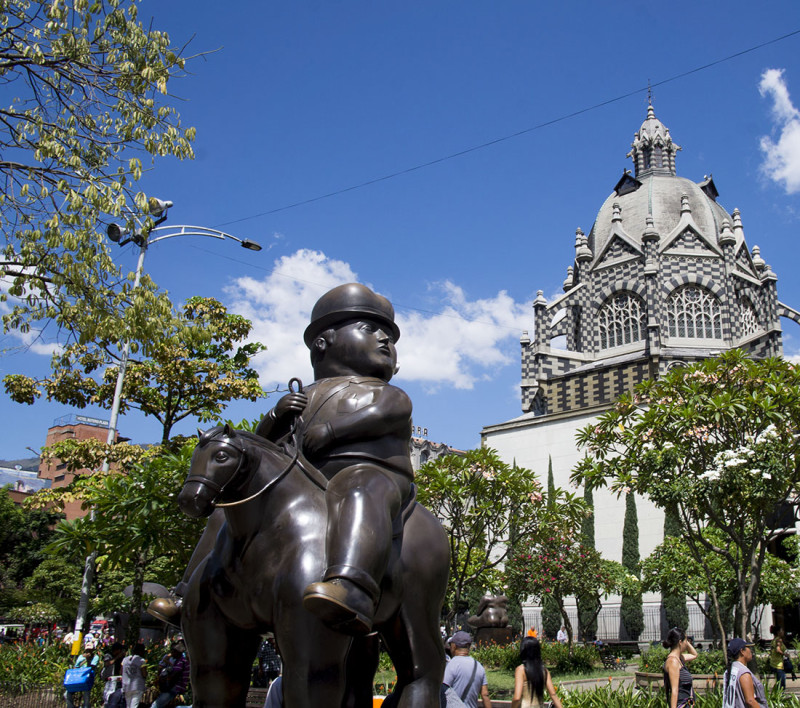 Botero Sculpture Park Medellin Colombia