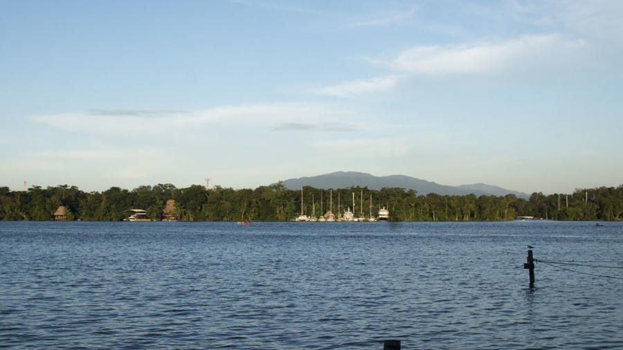 overlooking Rio Dulce, Guatemala