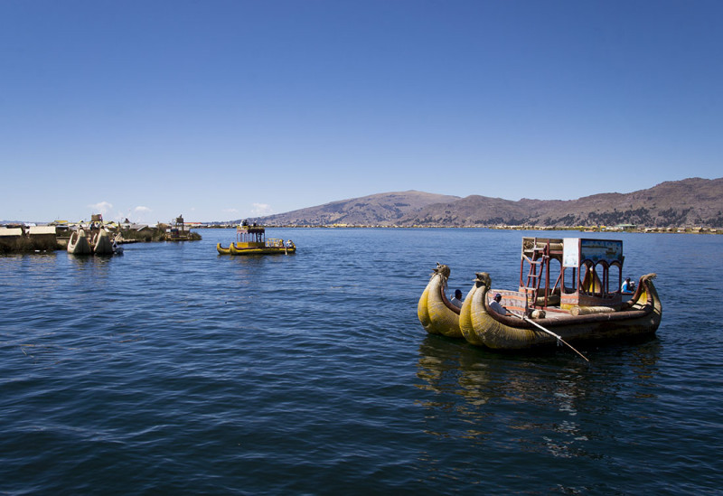 reed boats Lake Titicaca