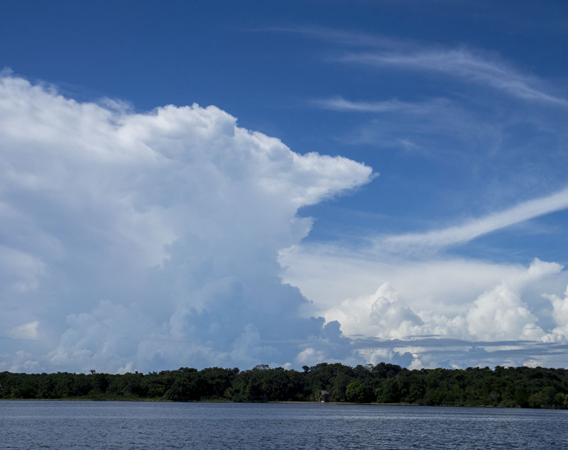 clouds over the bay