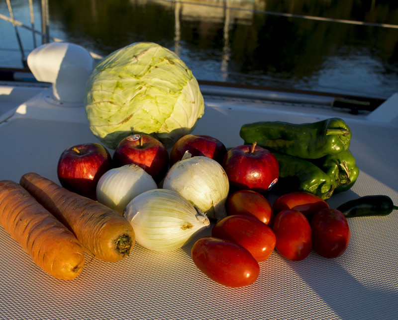 produce from Rio Dulce market