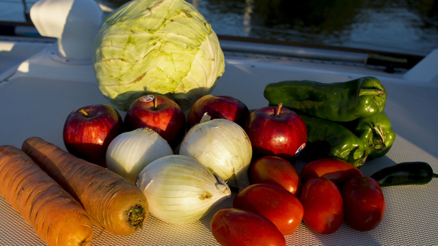 produce from Rio Dulce market