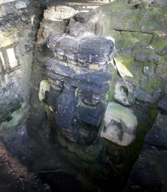 Mayan stone carvings at Tikal