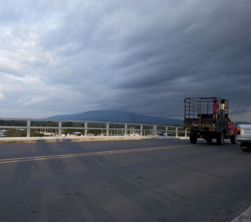 passenger truck, Rio Dulce, Guatemala