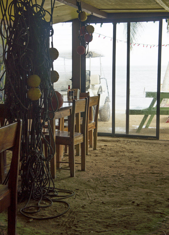 inside La Cubana, Cay Caulker, Belize