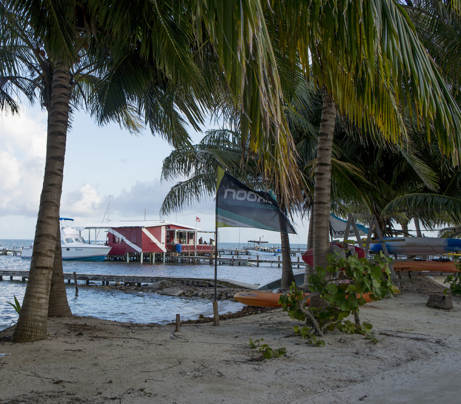 dive shop on Cay Caulker