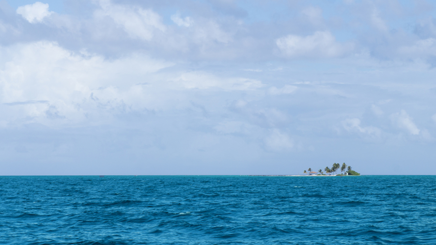 Private island in Belize
