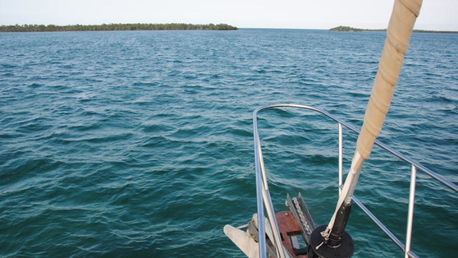 Entering fishing camp