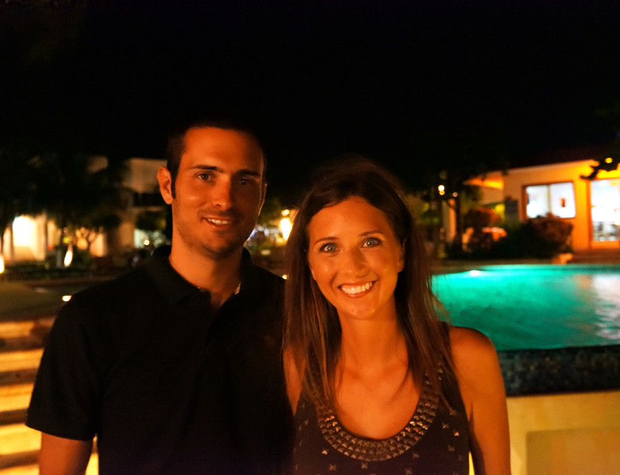 Matt & Jessica at Paraiso, Isla Mujeres