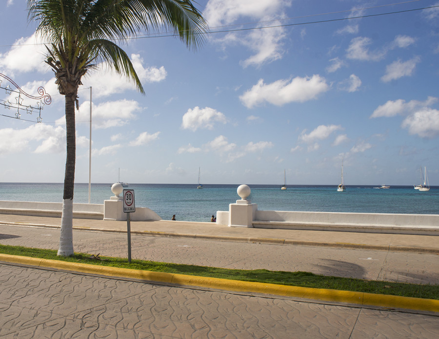 boats in harbor, Cozumel, Mexico