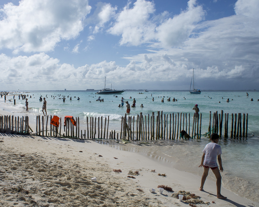 boy on beach, Isla Mujeres