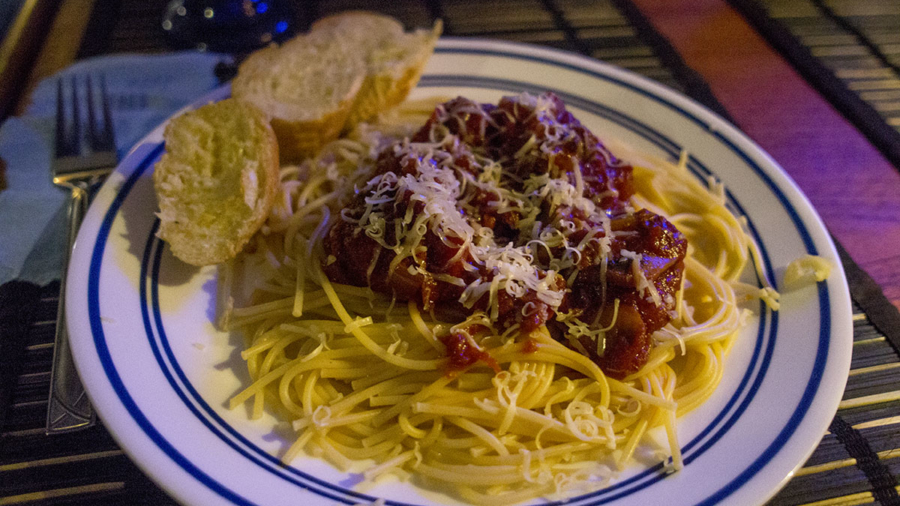 spaghetti and meatballs