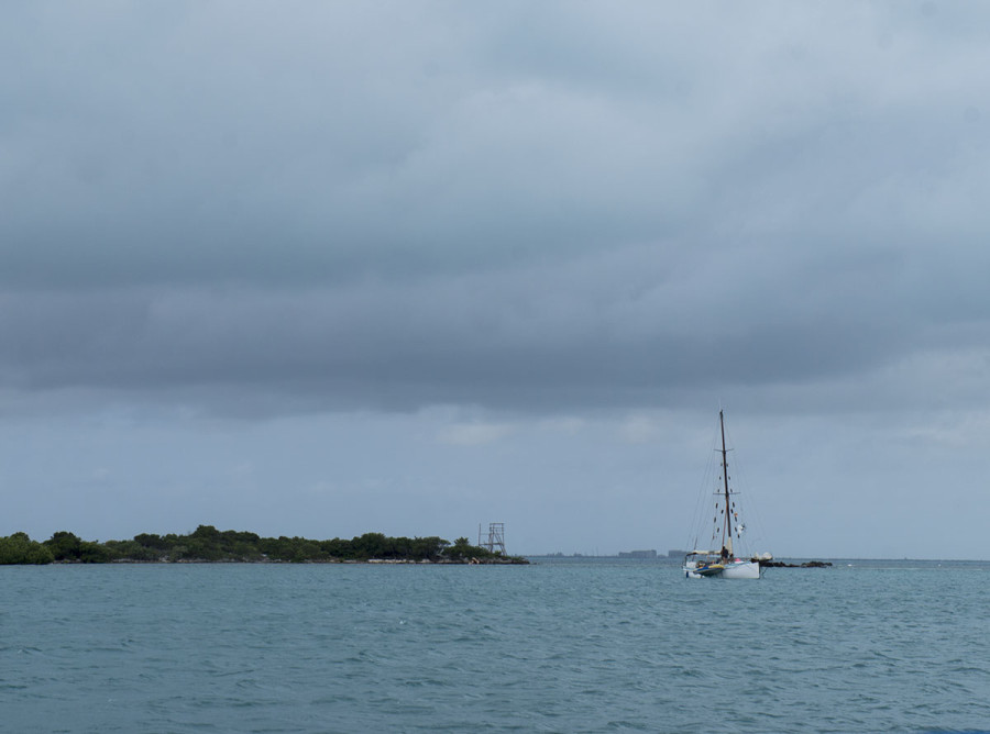 boat at anchor