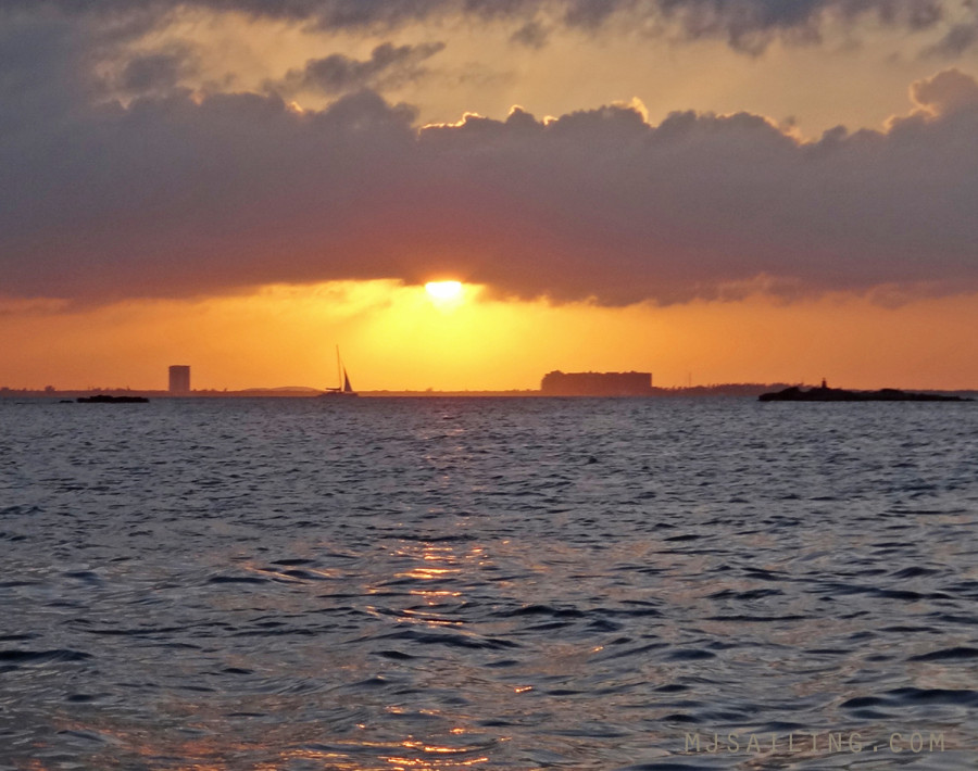 sunset in Isla Mujeres