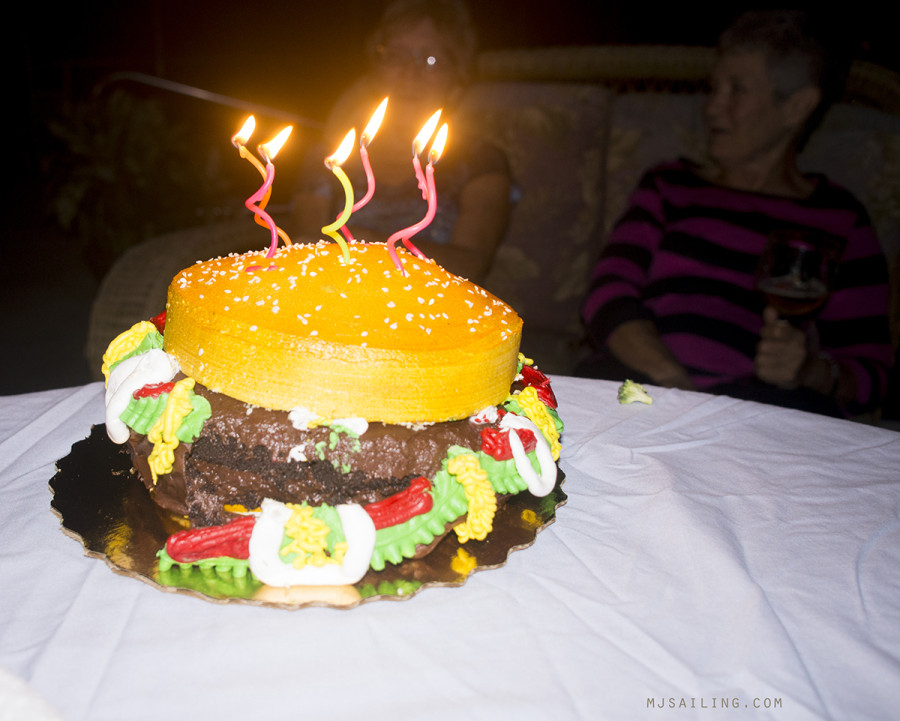 cheeseburger cake