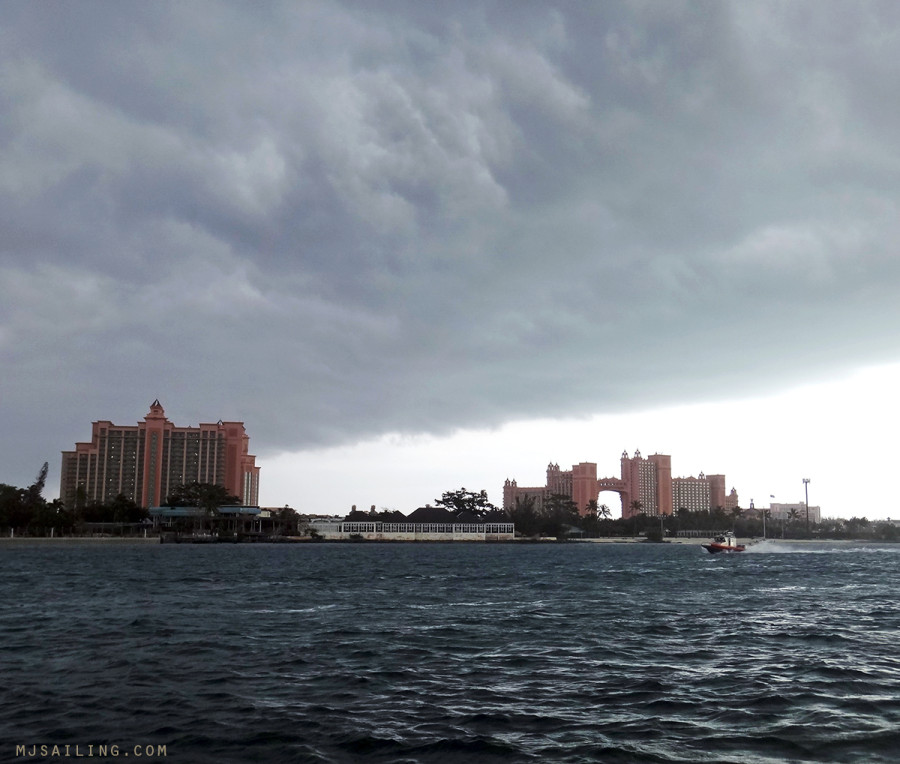 storm clouds over Atlantis