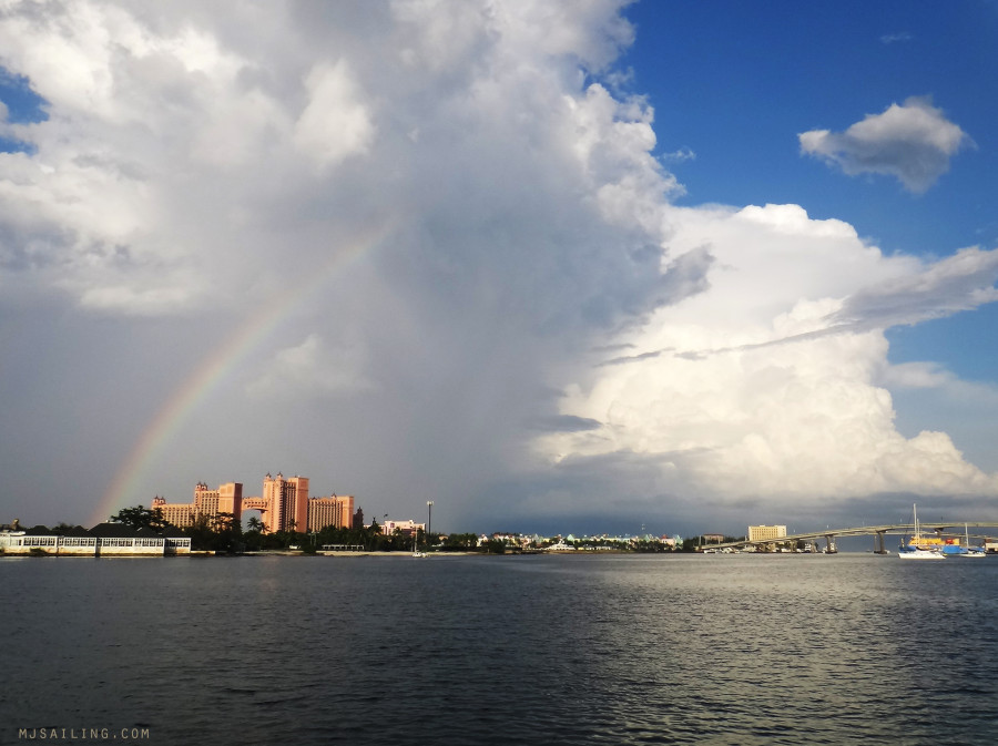 rainbow over Atlantis