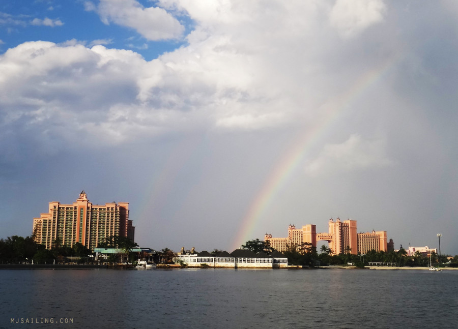 rainbow over Atlantis