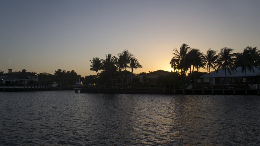 sunset on Lake Sylvia