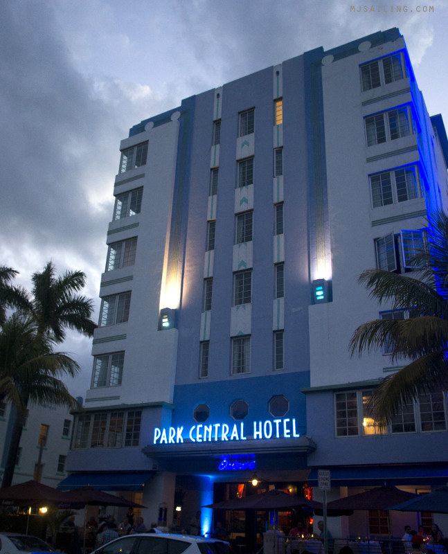 South Beach at Night - Park Central Hotel