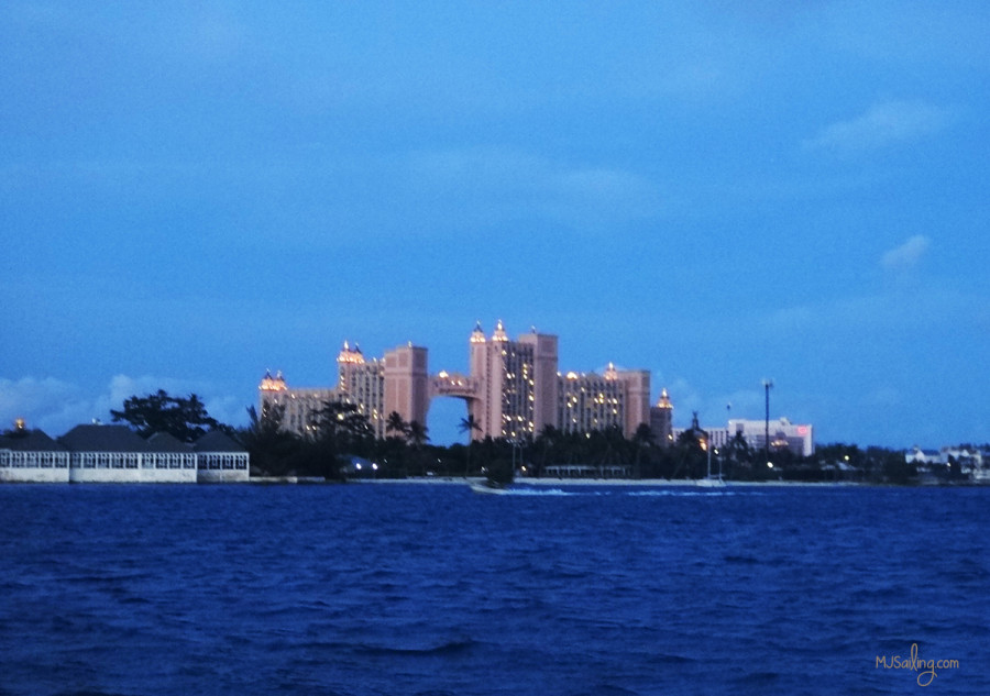 Atlantis at night