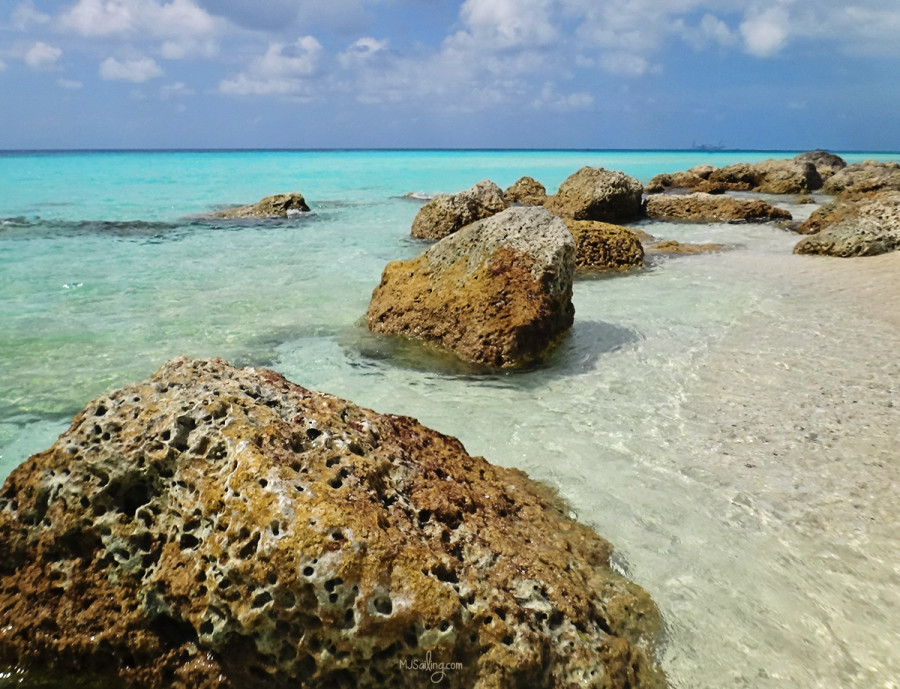 rocks on Radio Beach, North Bimini, Bahamas