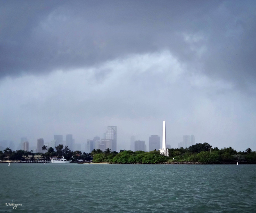 rain over Miami