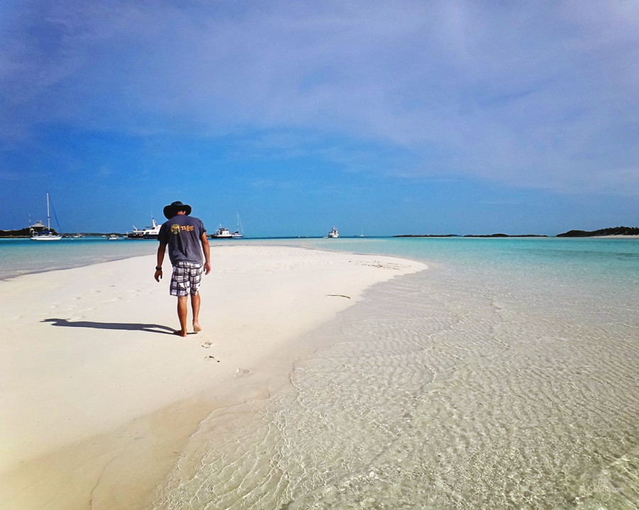 Matt on sand bar