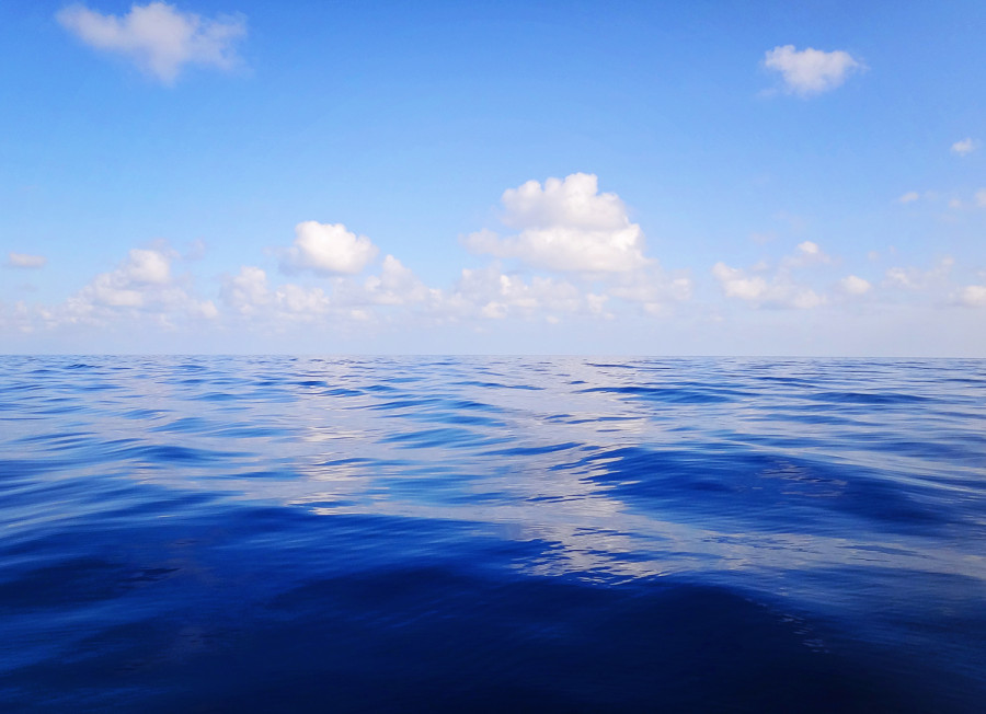 calm waters on Atlantic