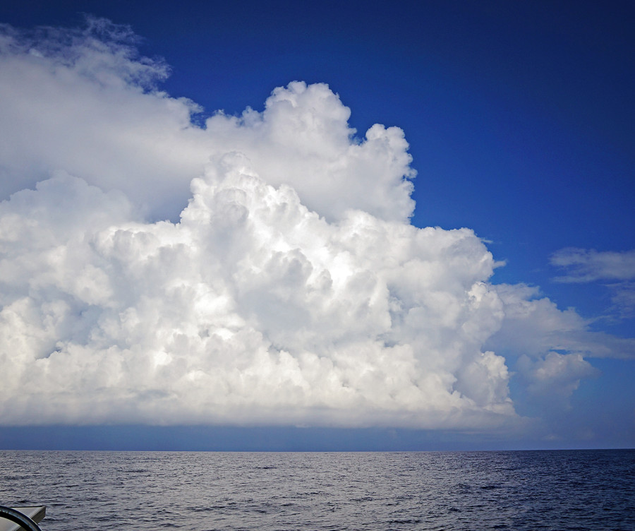 shelf cloud forming