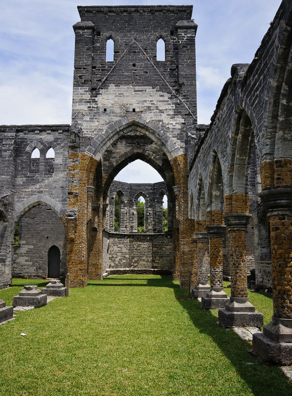 unfinished church, St. George, Bermuda