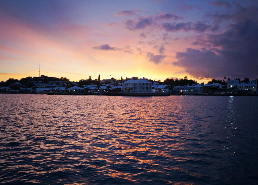 sunset St. George's Harbor, Bermuda