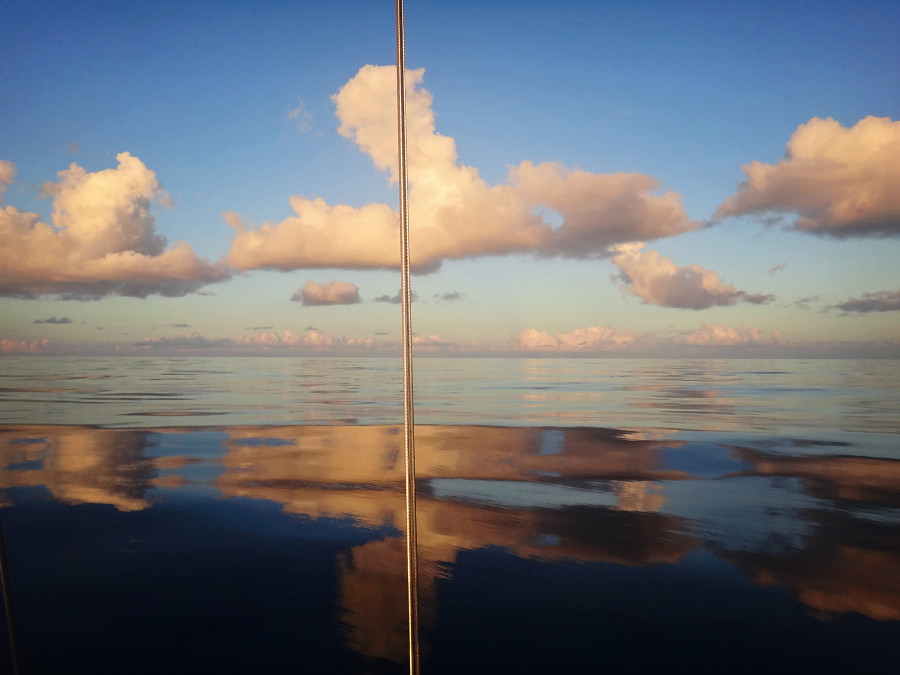 glass waters in the middle of the Atlantic