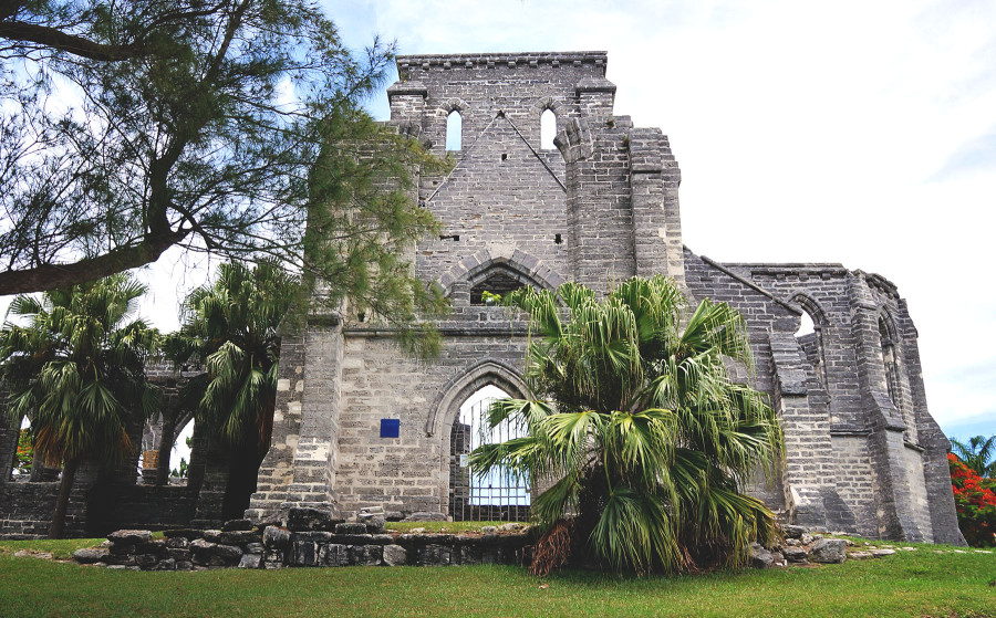 unfinished church, St. George, Bermuda