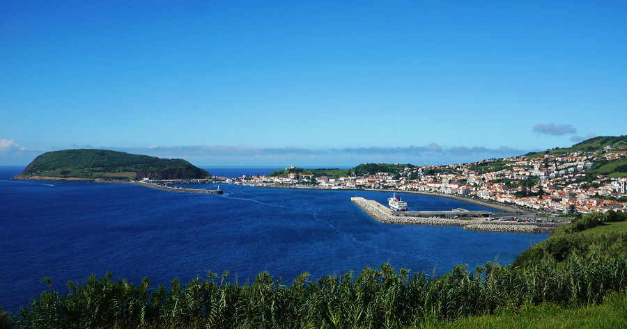 overlooking Horta, Azores