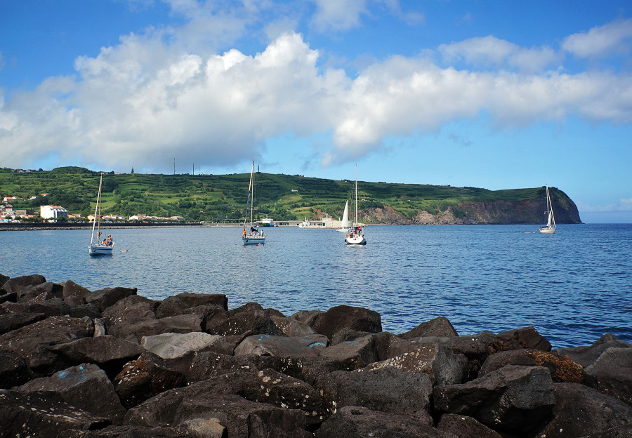 harbor of Horta, Faial, Azores