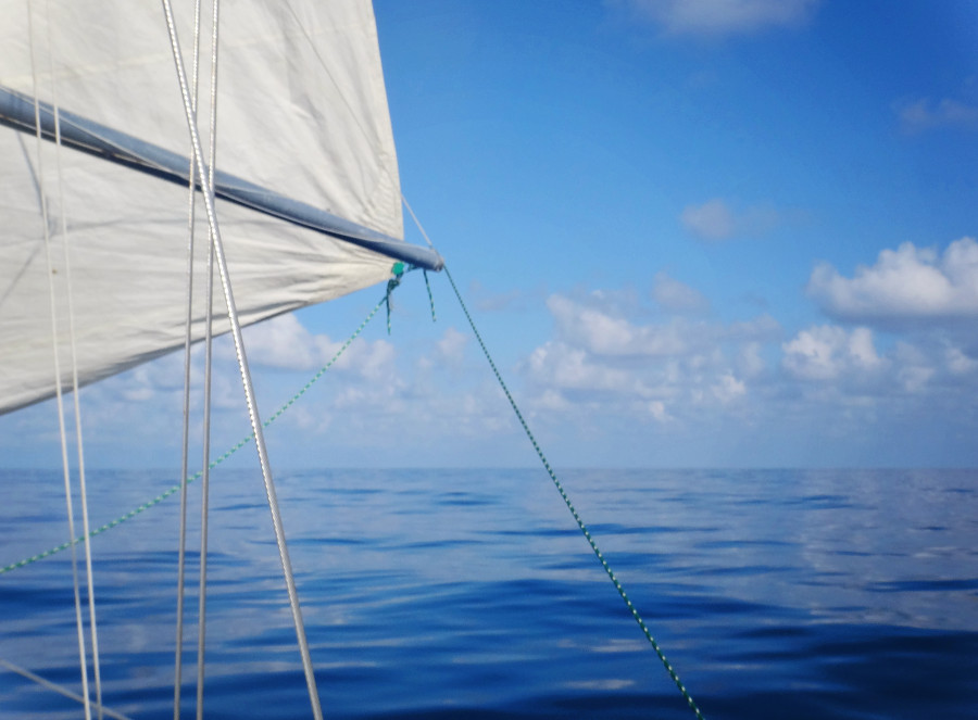 calm day on the Atlantic Ocean